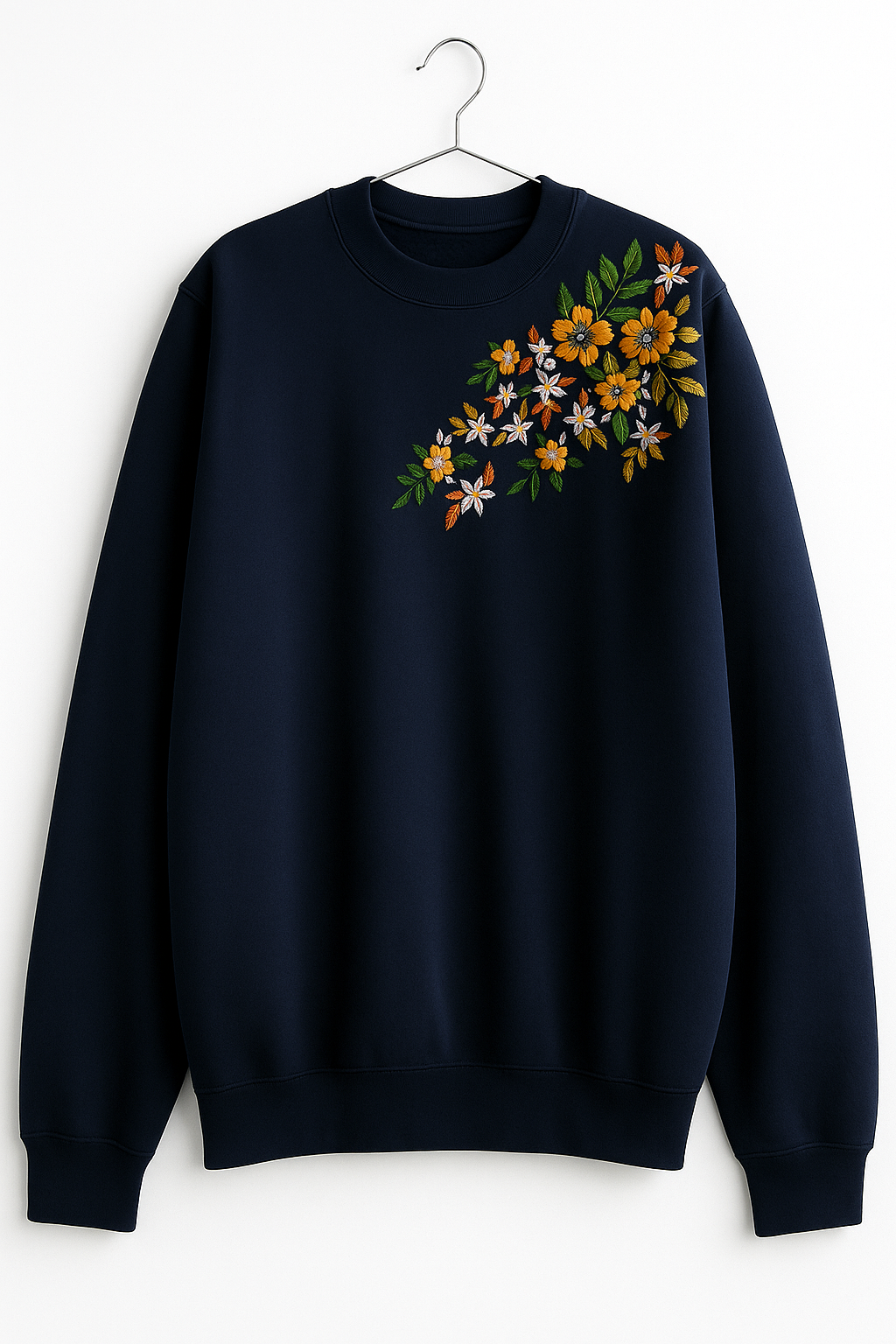 Poshaak PulseThread Embroidery Sweatshirt