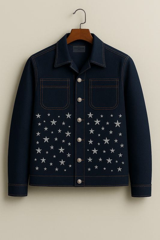 Poshaak Denim Touch Silver Star