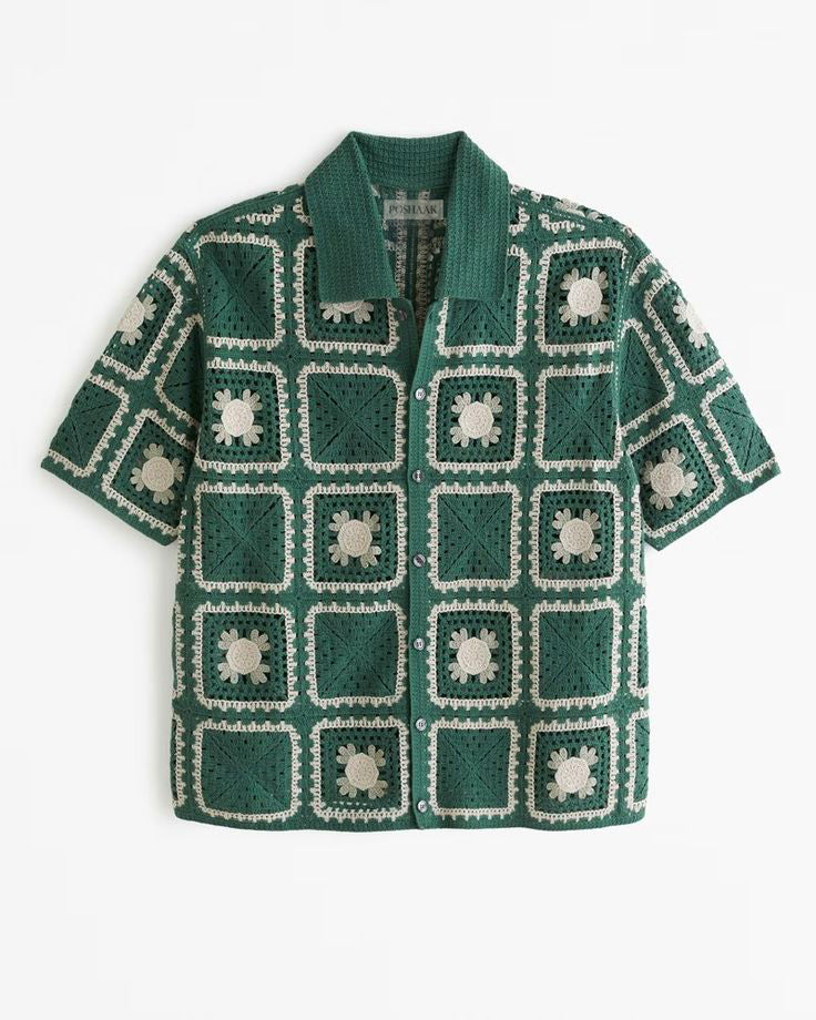 Premium Oversize Green Check Shirt
